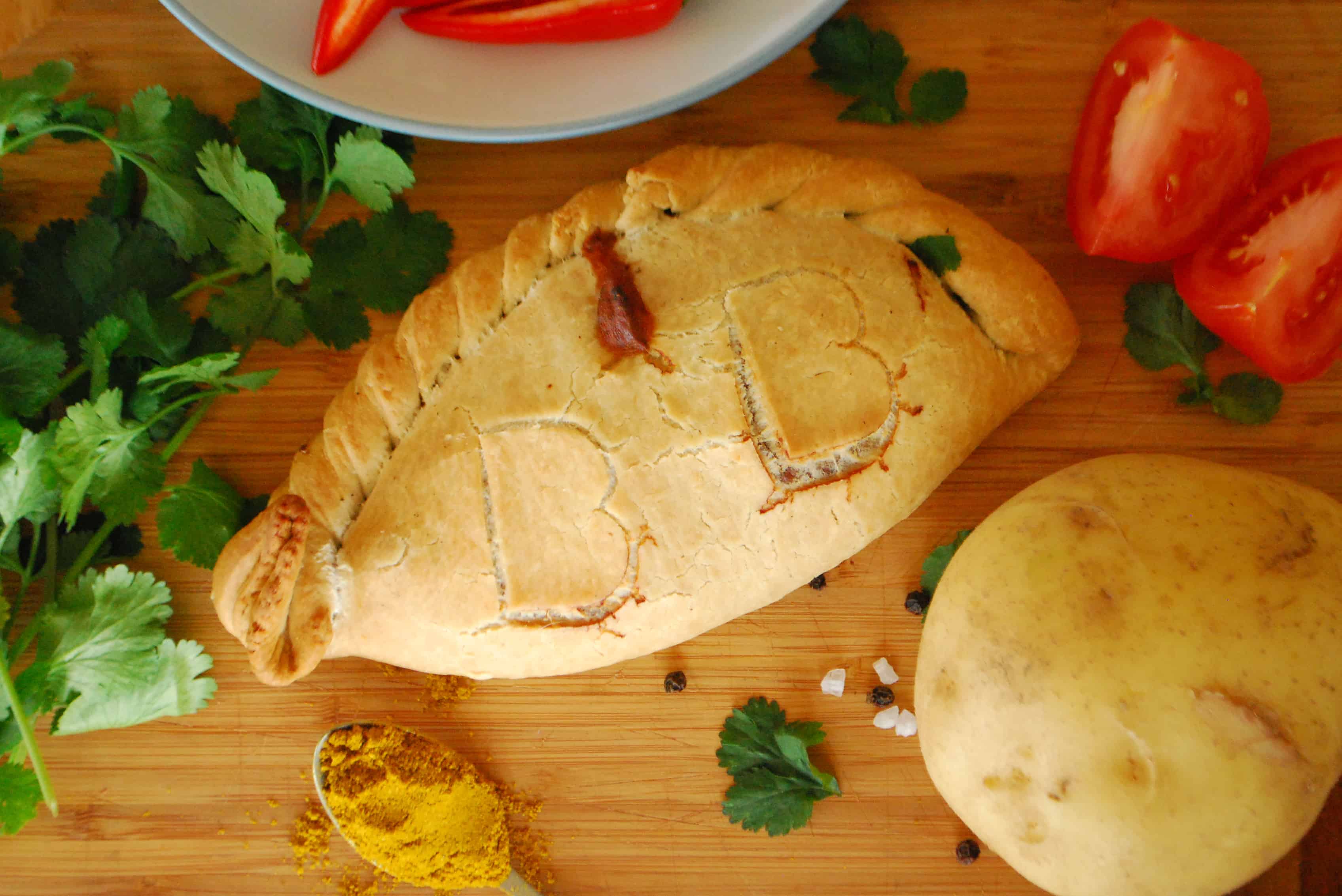6 x Bombay Potato Pasties (Vegan) Prima The Cornish Pasty Store