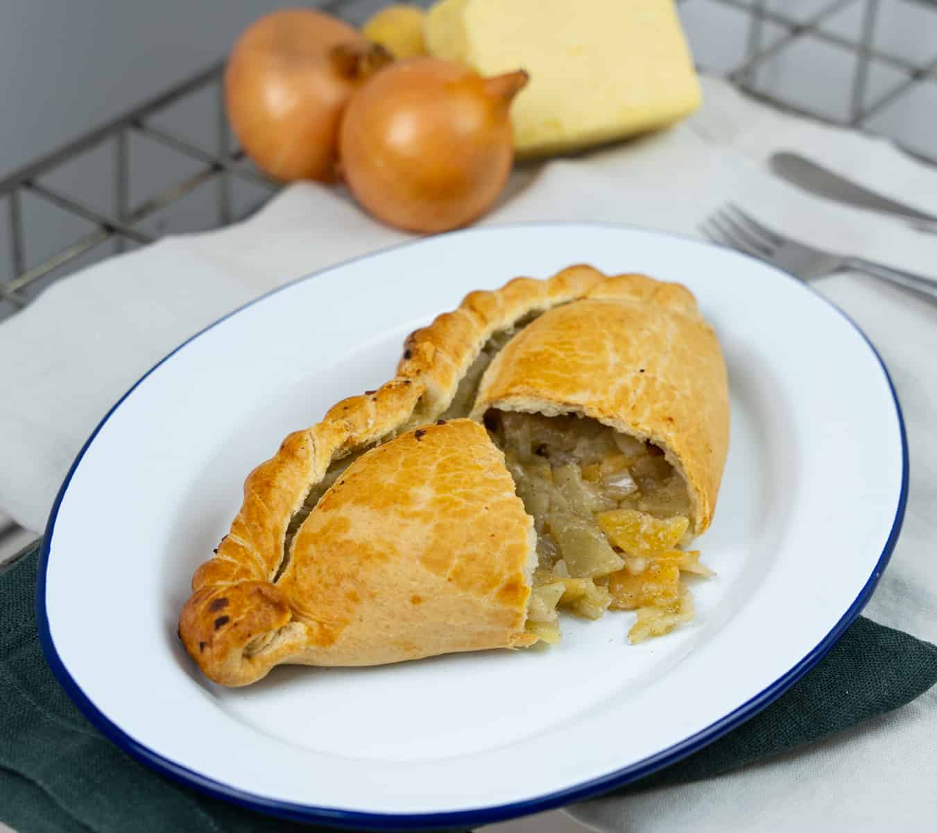 6 x Cheese & Vegetable Pasties Lavenders The Cornish Pasty Store